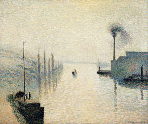 Nebelwirkung, Camille Pissarro - 1888