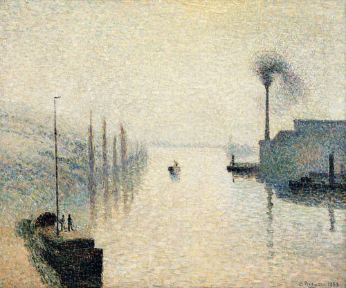 Effet du brouillard, Camille Pissarro - 1888