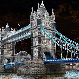 Tower Bridge een icoon in Londen van Leo Leliveld