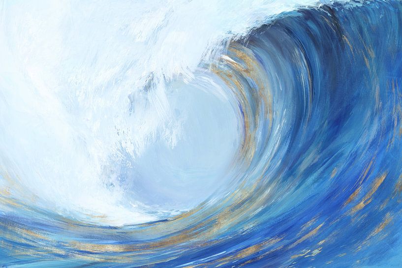 Vague II Curl, Isabelle Z  par PI Creative Art
