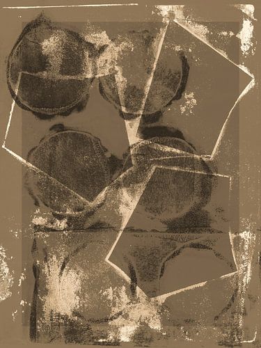 Minimal abstract in earthy tones