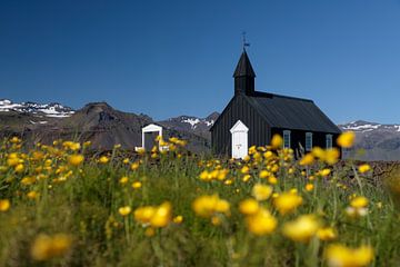 Kerkje van Budir, IJsland van Willemke de Bruin