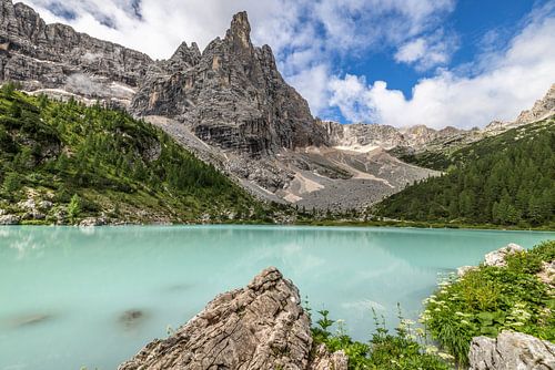 Lago di Sorapis in den Dolomiten