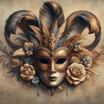 Venetian mask by Nicolette Vermeulen