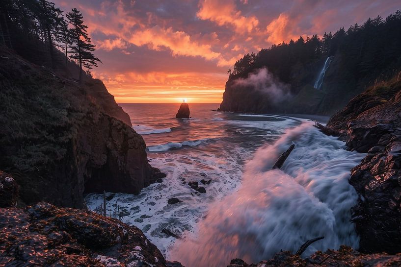 Lichtspiele in der Bucht von fernlichtsicht