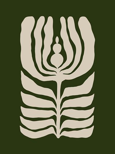 Night Bloom - Green by Gal Design