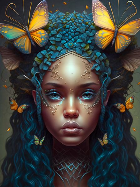 Butterfly girl by haroulita