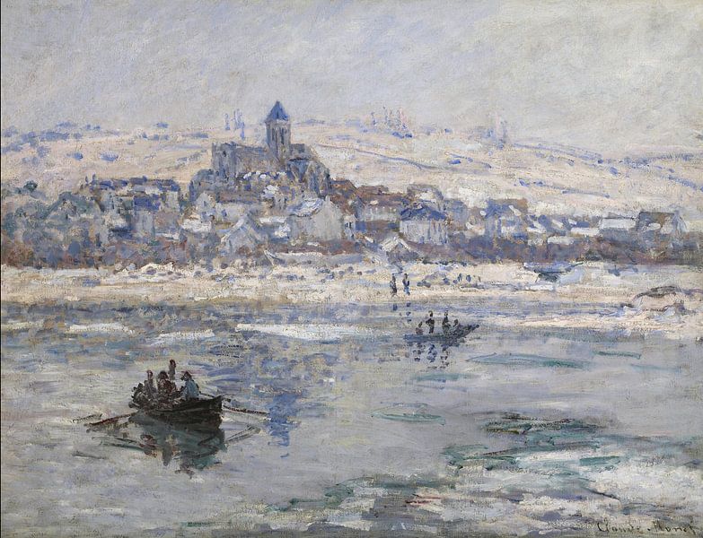 Vétheuil im Winter, Claude Monet von Meisterhafte Meister