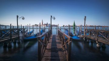 Blauwe ochtend in Venetië van Stefano Orazzini