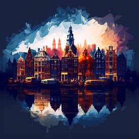 Cosy Cityscape van Spacetraveler