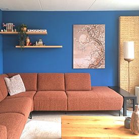 Customer photo: Japanese plum blossoms in moonlight - Sō Shizan by Kjubik, on ArtFrame