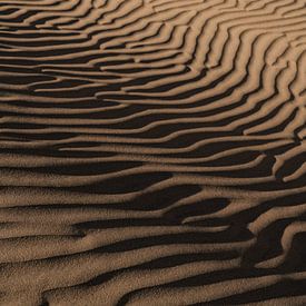 Detail des Sandes im Dünengebiet von Maspalomas von Myrthe Slootjes