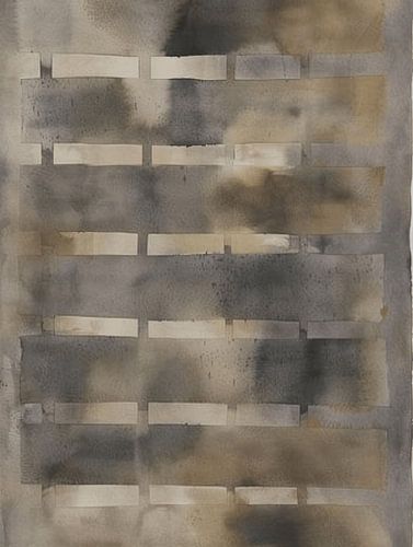 Abstrait moderne dans le style wabi-sabi