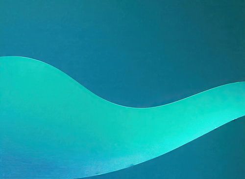Turquoise | Vague bleue