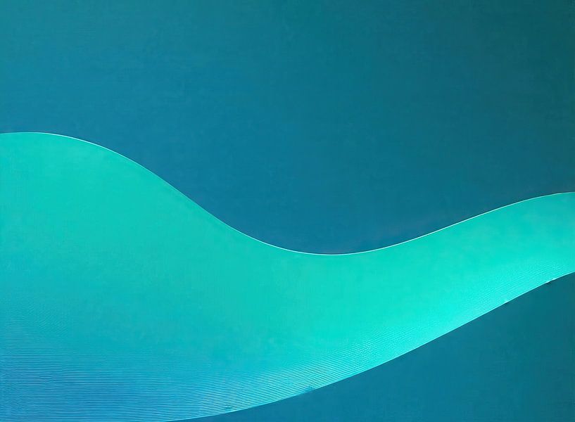 Turquoise | Blue Wave by Modern Collection