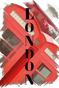 London Telefooncel van Walljar