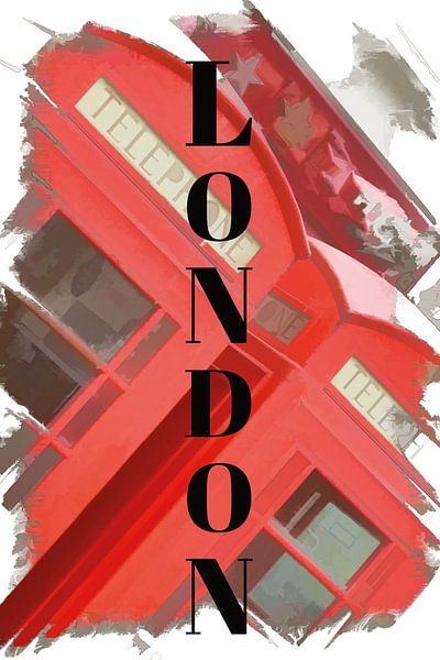 Londoner Telefonzelle von Walljar