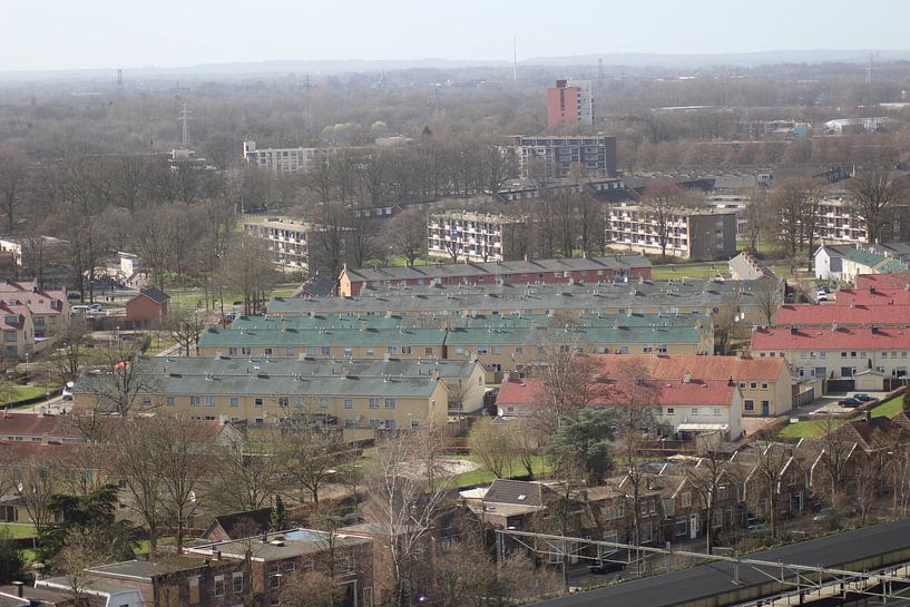 Lucht foto van deel van Almelo by Persbureau Hofman B.V.