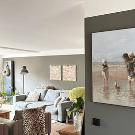 Kundenfoto: Kinder des Meeres (quadratische Version), Jozef Israëls, als ArtFrame