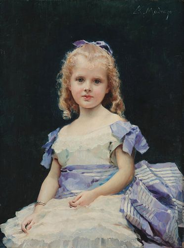 Raimundo Madrazzo~Portret van een meisje