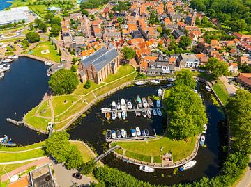 Vollenhove aerial view during summer by Sjoerd van der Wal Photography