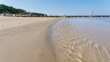 Beach near Kolobrzeg on the Polish Baltic Sea by Heiko Kueverling