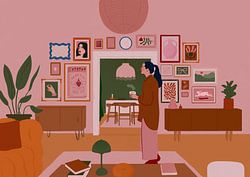 Een gezellig moment in de woonkamer