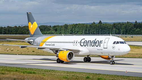 Condor Airbus A320-200 passagiersvliegtuig.
