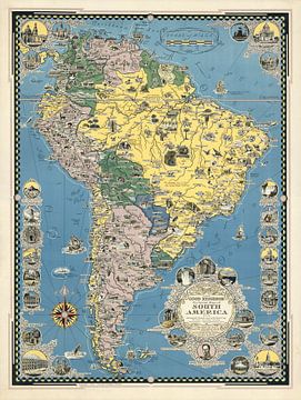 The Good Neighbor, South America by World Maps