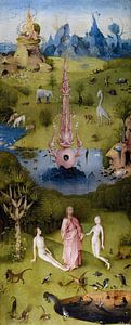 Jeroen Bosch. Garten der Freuden - Paradies, 1490