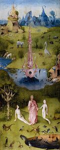 Jeroen Bosch. Tuin der Lusten - Het Paradijs, 1490