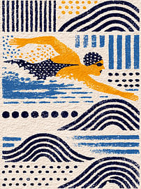 Swimmer in Motion