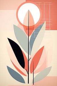 Modern Botanical Art by Abstract Painting