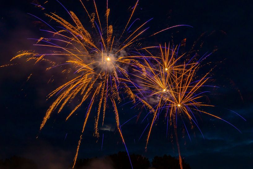 Fireworks, fireworks show by Gert Hilbink