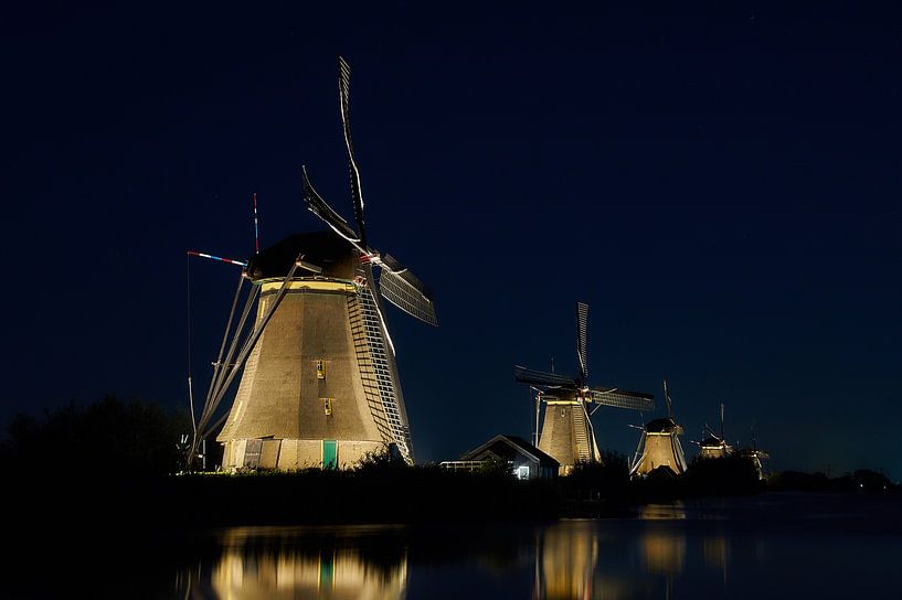 Kinderdijk Lighting week 2019 by Ad Jekel