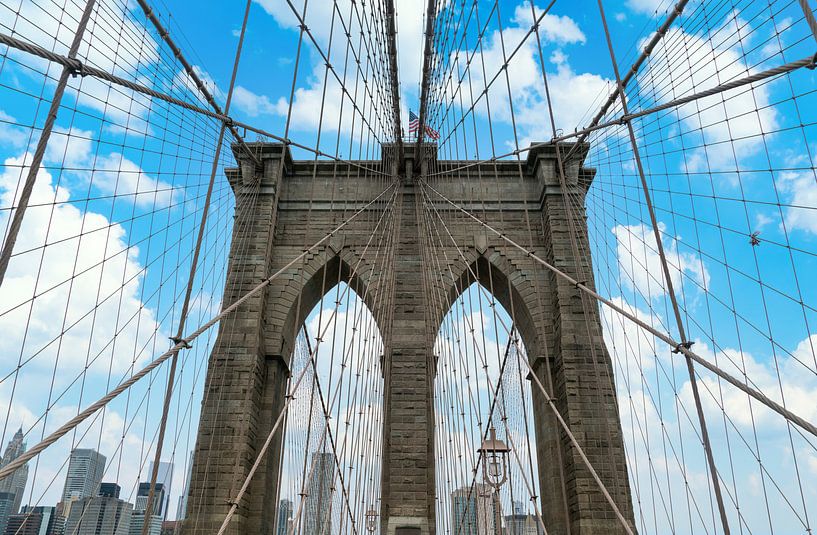 Brooklyn Bridge van Ivo de Rooij