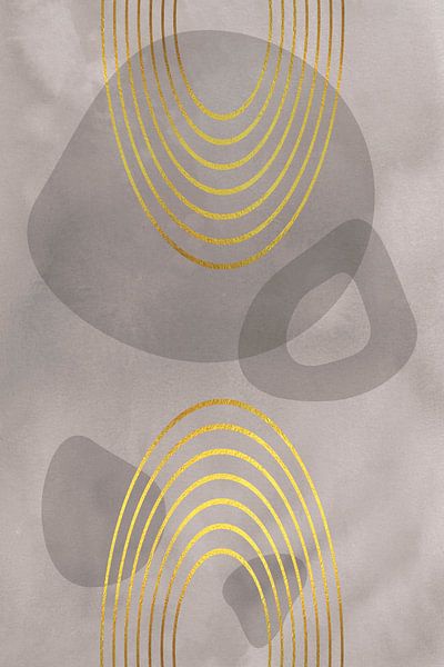Mid-Century Vintage Nr. 7 - Regenbögen von Melanie Viola