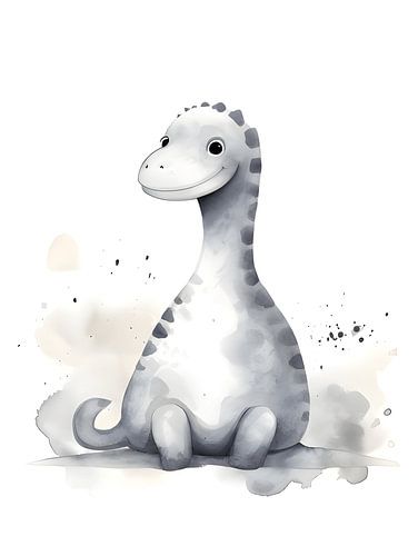 Vriendelijke dinosaurus voor kinderkamer