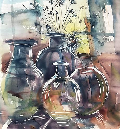 Le spectacle silencieux de la lumière et de la verrerie