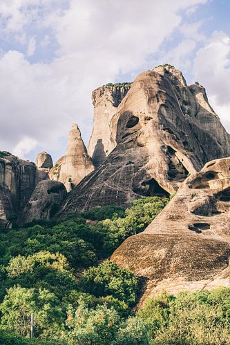 Een Bergtop in Meteora