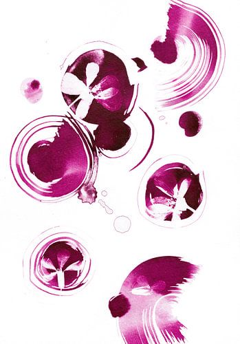 Roze Bloemen Rondes