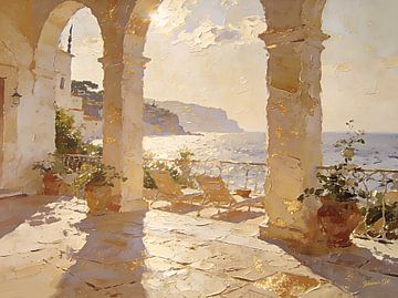 Arches Above the Azure von Johannas Art Creations