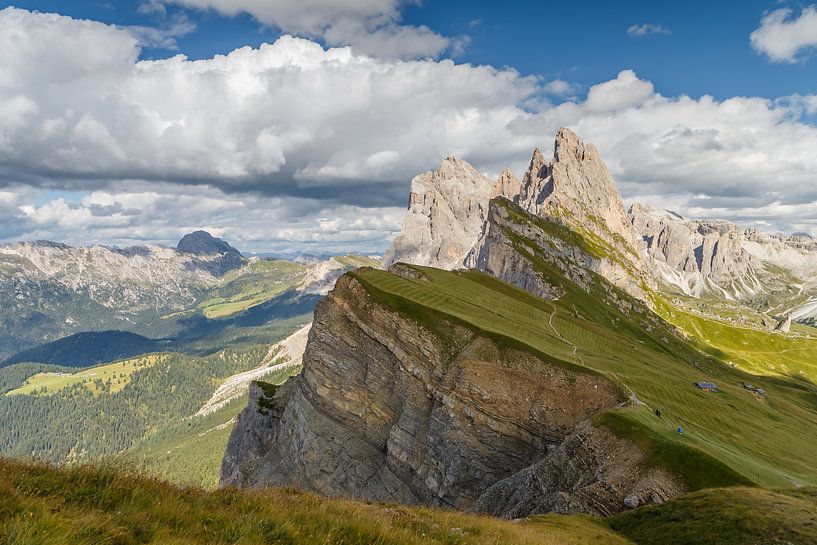 Seceda in den Dolomiten. von Menno Schaefer