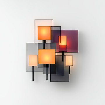 Hedendaagse helderheid - toekomstgerichte compositie van Klaus Tesching - Art-AI