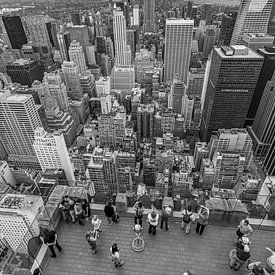 Uitzicht vanaf Top of the Rock in New York City van Albert Mendelewski