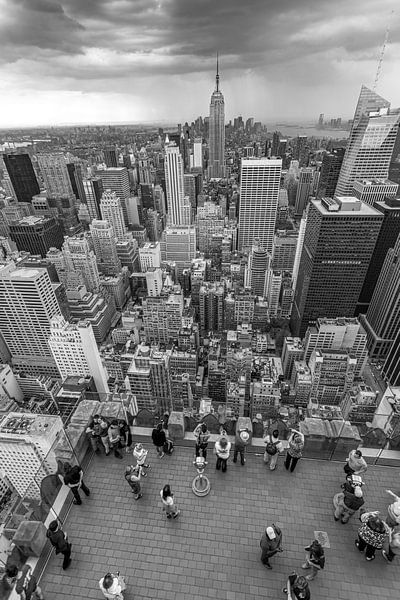 Uitzicht vanaf Top of the Rock in New York City van Albert Mendelewski