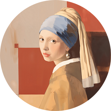 Meisje van Vermeer van ARTEO Schilderijen