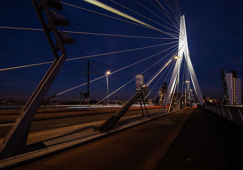 Le pont Erasmus à Rotterdam par Brian Morgan