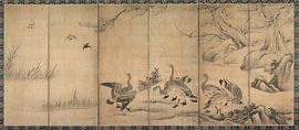 Kano Sanraku. Wild Geese