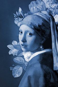 Meisje Met de Parel - the All is Blue Edition by Marja van den Hurk